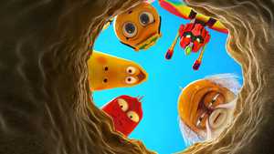 دانلود کیفیت عالی انیمیشن جزیره لاروا 2 The Larva Island Movie ژانر کمدی و ماجراجویانه مناسب تماشای خانوادگی با دوبله فارسی