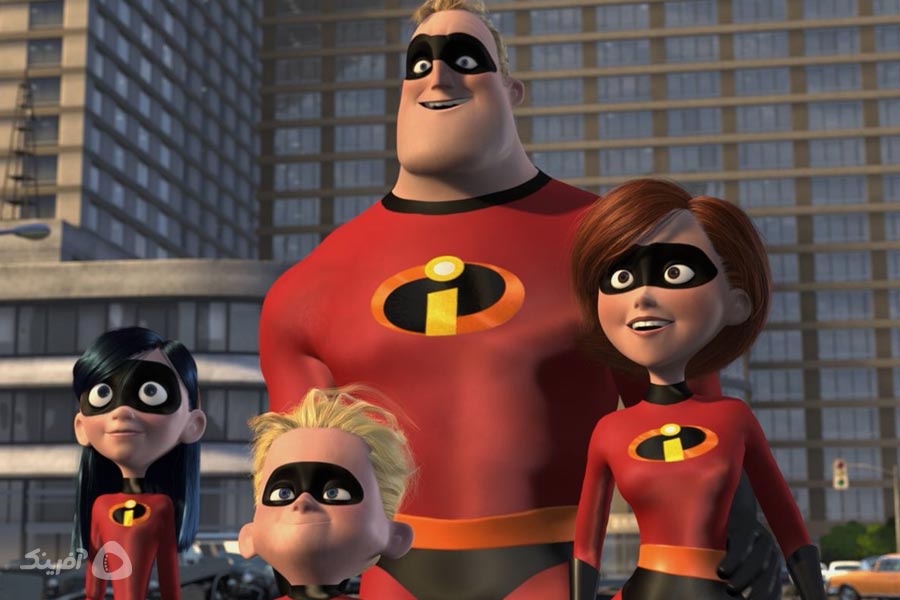 انیمیشن برنده جایزه اسکار 2004: شگفت‌انگیزان (The Incredibles)