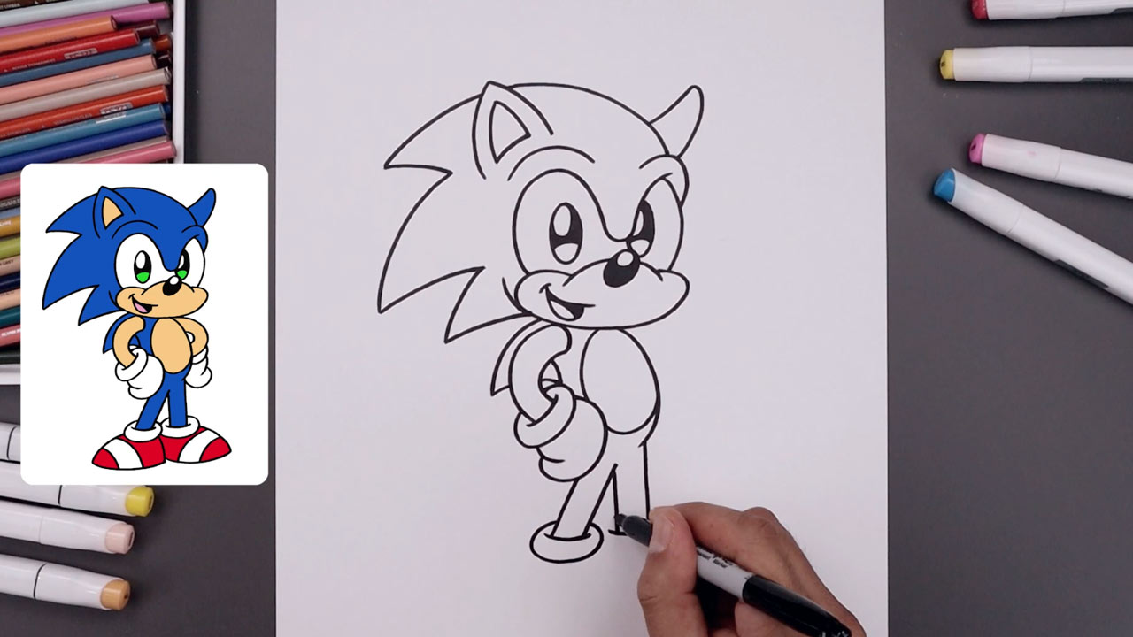  How To Draw Sonic 