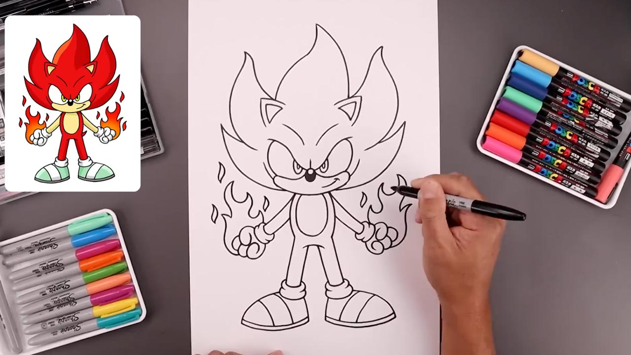  How To Draw Sonic 