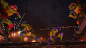 دانلود نسخه دوبله فارسی کامل انیمیشن اکشن جدید لاک پشت های نینجا : شورش جهش یافته ها Teenage Mutant Ninja Turtles : Mutant Mayhem 2023 با کیفیت عالی