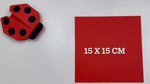 دانلود یا تماشا اوریگامی کفشدوزک با کاغذ Origami Ladybug 2026 مرحله به  مرحله