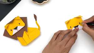 تماشا آموزش ساخت اوریگامی شیر جنگل Origami Lion 2026 با کیفیت عالی