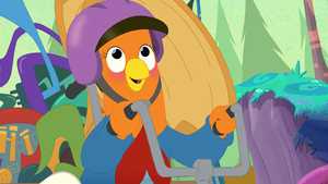 دانلود قسمت اول تا قسمت آخر کارتون سریالی مرغ مزاحم Interrupting Chicken دوبله فارسی