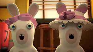 دانلود قسمت آخر فصل آخر کارتون سریالی و کمدی خرگوش های دیوانه Rabbids Invasion با بهترین کیفیت