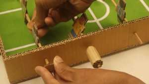 دانلود برنامه کودک کوتاه کاردستی فوتبال دستی با کارتن Foosball Table Cardboard Craft 2026 مناسب تماشا همراه خانواده