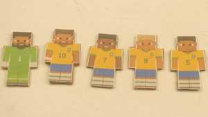 تماشای آنلاین کاردستی فوتبال دستی با کارتن ساده و آسان Foosball Table Cardboard Craft 2026 با کیفیت عالی