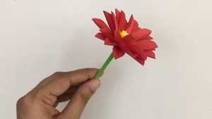 تماشا یا دانلود آموزش کاردستی گل ژربرا با کاغذ Paper Transvaal daisy Flower Craft 2026 مناسب تماشا همراه خانواده