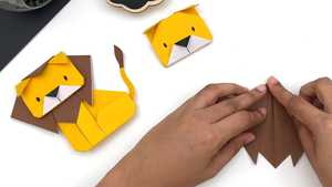 دانلود برنامه کودک کوتاه اوریگامی شیر جنگل Origami Lion 2026 مناسب کودکان