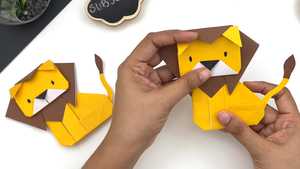 دانلود یا تماشا اوریگامی شیر با کاغذ Origami Lion 2026 مناسب تماشا همراه خانواده