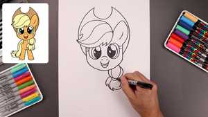 تماشا آموزش نقاشی پونی کوچولو و دوستانش How To Draw Little Pony 2025 با دوبله فارسی و مرحله به مرحله