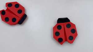 تماشا یا دانلود کاردستی اوریگامی کفشدوزک Origami Ladybug 2026 با بهترین کیفیت